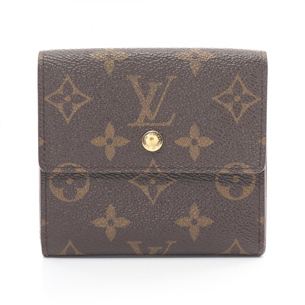 LOUIS VUITTON Porte monnaie Cartes de credit Tri-fold wallet M61652 Monogram LV