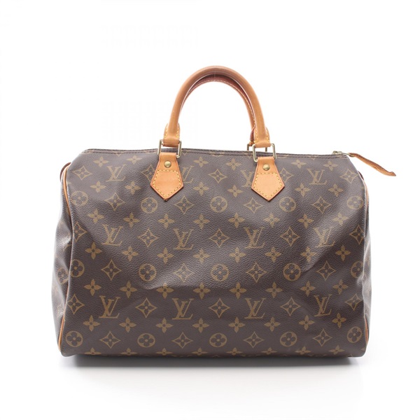 LOUIS VUITTON Speedy 35 Boston Hand Bag M41524 Monogram Canvas Used  LV Women