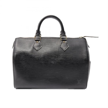 LOUIS VUITTON Speedy 30 Handbag M59022 Epi leather Black Used Women LV
