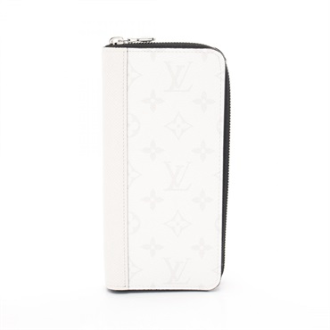 LOUIS VUITTON Zippy Wallet Vertical M30446 Taigalama canvas leather Antarctica