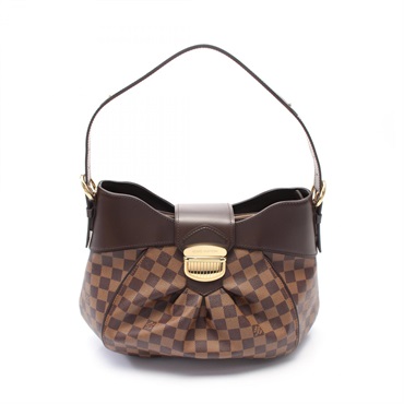 LOUIS VUITTON Sistina PM Handbag N41542 Damier canvas Brown Ebene Used Women LV