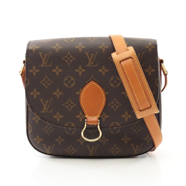 LOUIS VUITTON Saint Cloud GM Shoulder Bag M51242 Monogram canvas Brown Used LV