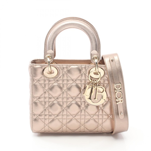 Christian Dior LADY DIOR MY ABCDIOR Small Cannage Hand bag M0538OWEC10LU leather
