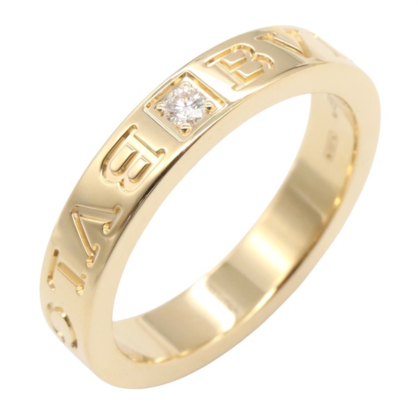 BVLGARI B-zero1 Ring 1P Diamond 18KPG Pink Rose Gold Used Unisex US size 6.5 #53