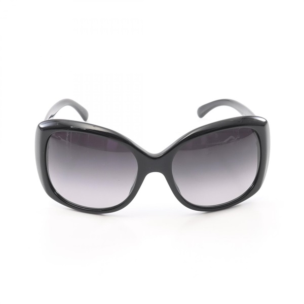 CHANEL COCO Mark sunglasses eyewear 5183-A C.501/3C Plastic Black Used Women
