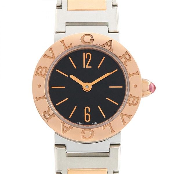BVLGARI Bulgari Wrist Watch BBL23BSPGD Quartz 18KPG Pink Rose Gold SS Used Women