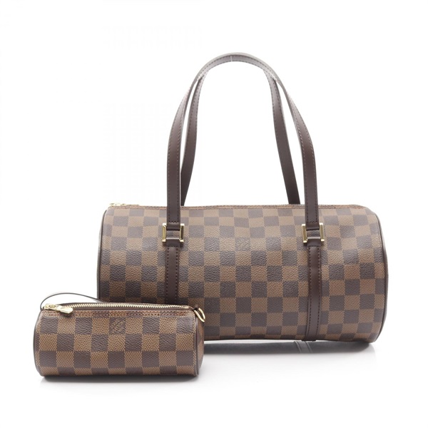 LOUIS VUITTON Papillon 30 shoulder Handbag N51303 Damier Ebene leather Brown LV