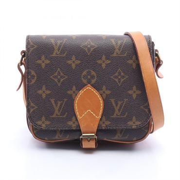LOUIS VUITTON Cartouchiere PM Shoulder Crosssbody Bag M51254 Monogram Used LV
