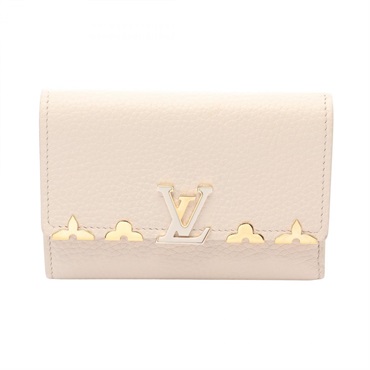 LOUIS VUITTON Portefeuille Capucine Compact Tri-fold wallet M11363 leather LV