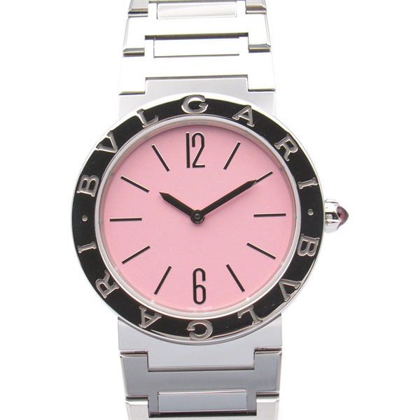 BVLGARI Bulgari Wrist Watch 103711 Quartz Stainless Steel Used Women Pink