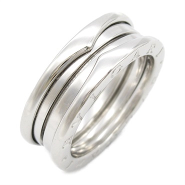 BVLGARI B-zero 1 Ring 18KWG White Gold Used unisex US size 7.5