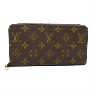 LOUIS VUITTON Zippy Around long wallet M42616 Monogram canvas Brown Used unisex
