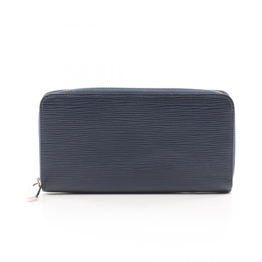 LOUIS VUITTON Zippy wallet Around long purse M61873 Epi leather Indigo blue Used