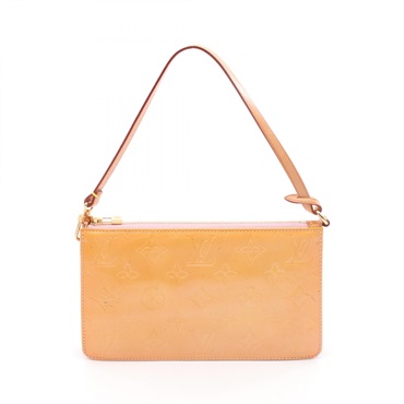 LOUIS VUITTON Lexington Handbag M91057 Monogram Vernis leather Yellow Pink used