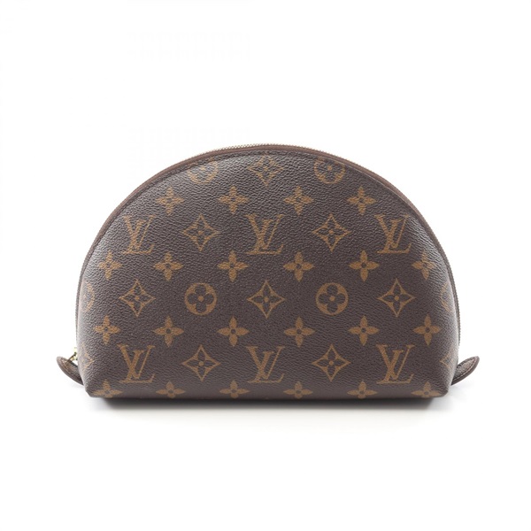 LOUIS VUITTON Trousse Demilonde Pouch M47520 Monogram canvas Brown Used Women