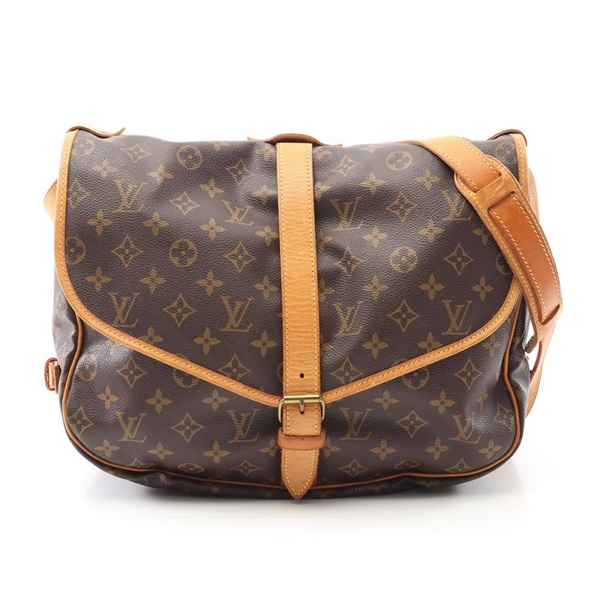 LOUIS VUITTON Samuel 35 Crossbody Shoulder Bag M42254 Monogram canvas Brown Used