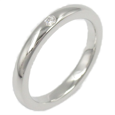 TIFFANY＆CO Peretti Stacking Band Ring Pt950 Platinum Used women US size 4.5