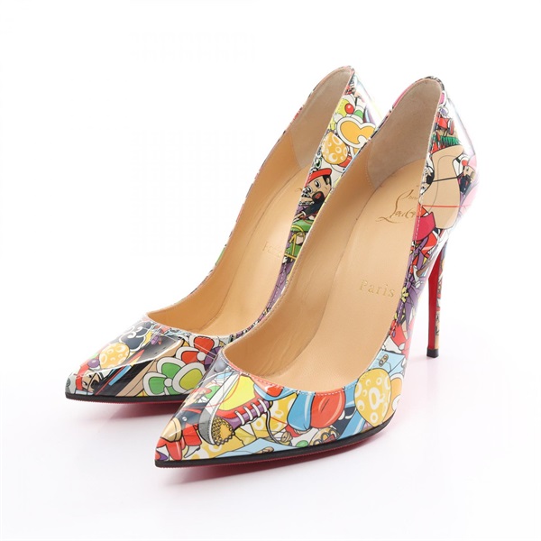 Christian Louboutin Pointed toe pumps Heels Patent leather Used Women #36 1/2