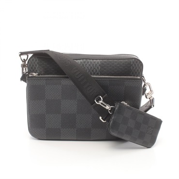 LOUIS VUITTON Trio Messenger Shoulder crossbody Bag N50017 Damier graphite noir