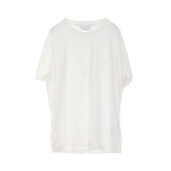 PRADA T-shirt M size UJM564SO92 cotton White Used