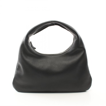 THE ROW SMALL EVERYDAY SHOULDER Handbag W1279L97BLPL leather Black Used Women