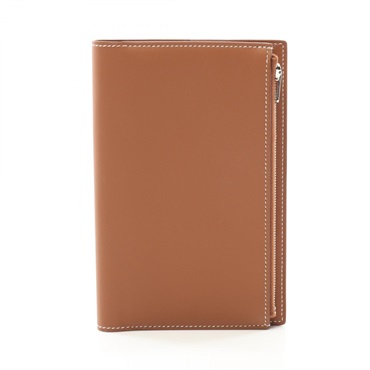 HERMES Agenda EA Zip PM Notebook cover holder W Swift leather Gold SHW