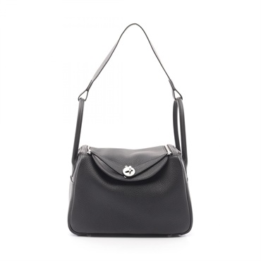 HERMES Lindy 26 Shoulder Bag W Taurillon Clemence leather SHW