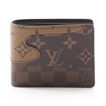 LOUIS VUITTON Portefeuille Slender wallet M26012 Monogram landscape Used Mens