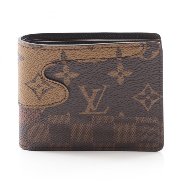 LOUIS VUITTON Portefeuille Slender wallet M26012 Monogram landscape Used Mens