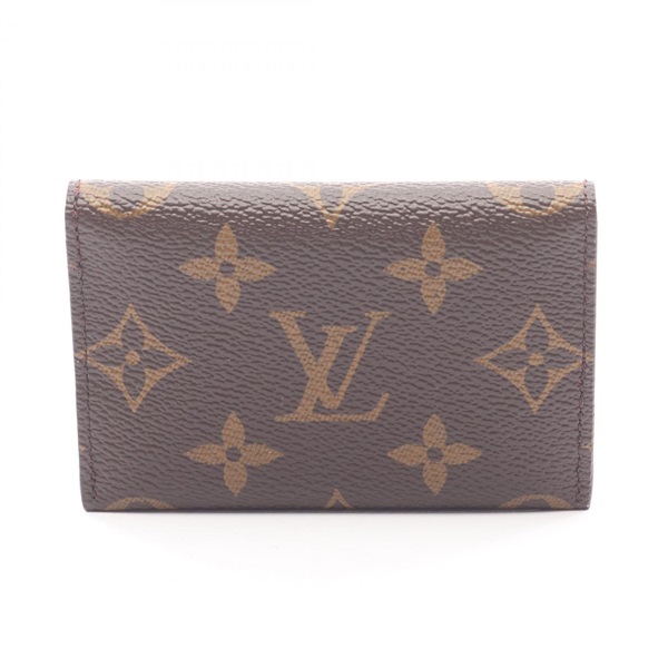 LOUIS VUITTON Porte carte Slim Card Case M26901 Monogram canvas Brown Used Women