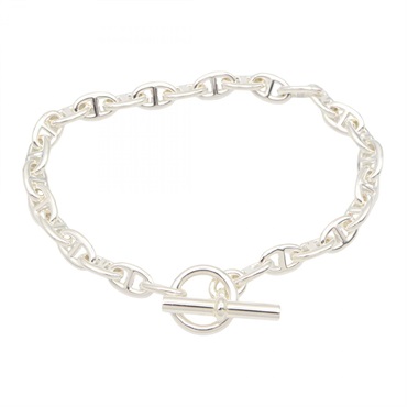 HERMES Chaine d'Ancre TPM Bracelet 28 links Bracelet 15.5g Silver 925 unisex