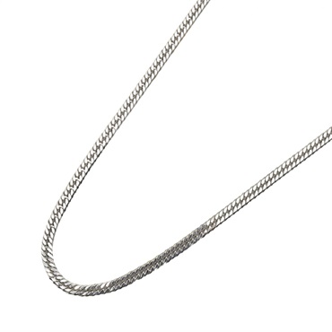 JEWELRY Curb link Chain Necklace Pt850 Platinum Used unisex