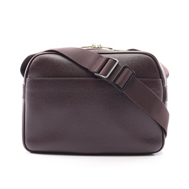 LOUIS VUITTON Reporter PM Crossbody Shoulder Bag M30156 Taiga leather Acajou LV