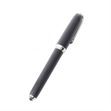 CARTIER Louis Cartier fountain pen Resin 18K Gold Black Used unisex