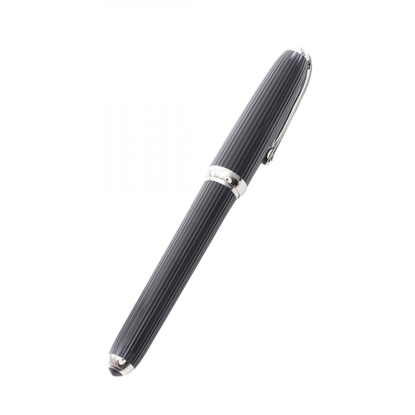 CARTIER Louis Cartier fountain pen Resin 18K Gold Black Used unisex