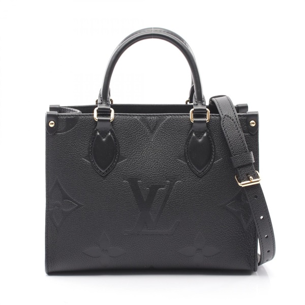 LOUIS VUITTON OnTheGo PM Tote Shoulder Handbag M45653 Monogram Empreinte Used LV