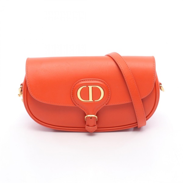 Dior Bobby East-West Shoulder Bag leather Orange Used Women GHW