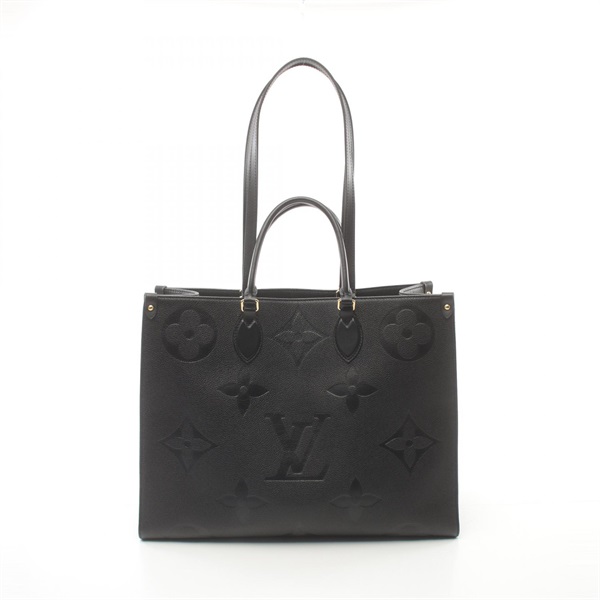 LOUIS VUITTON On-the-go GM Tote shoulder Bag M44925 Monogram empreinte Noir LV