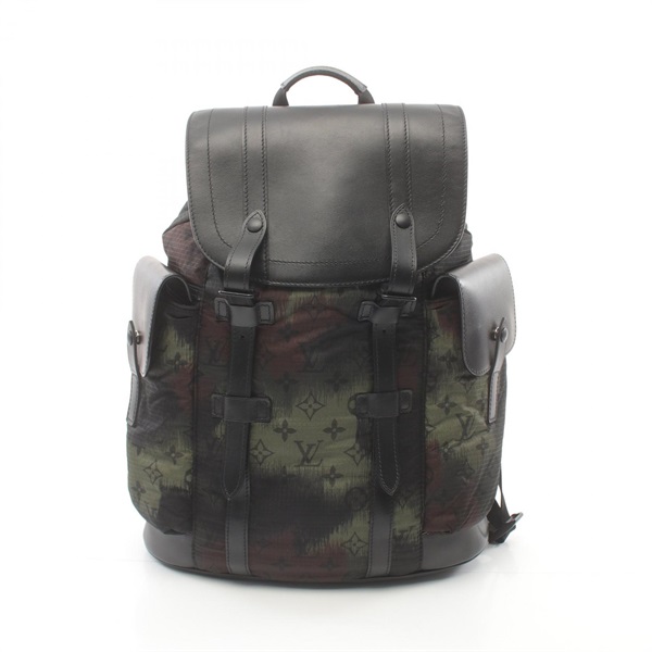 LOUIS VUITTON Christopher PM Rucksack Backpack M56411 Monogram Nylon Camouflage