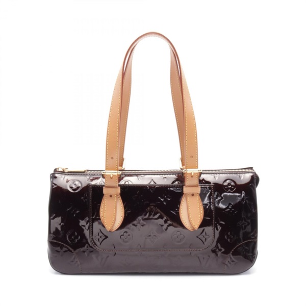 LOUIS VUITTON Rosewood Avenue Handbag M93510 Vernis leather Purple Used Women