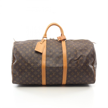 LOUIS VUITTON Keepall 55 Hand Boston bag M41424 Monogram Brown Used unisex LV