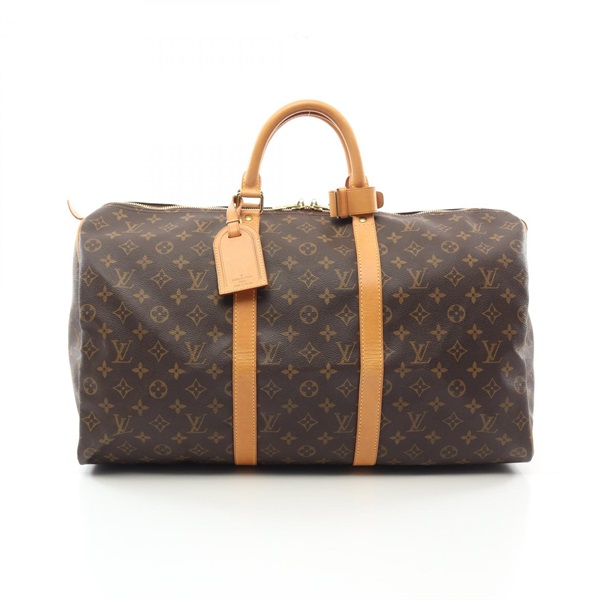 LOUIS VUITTON Keepall 50 Boston bag M41426 Monogram canvas Brown Used unisex LV