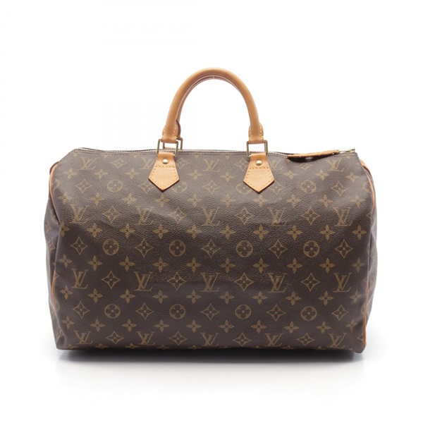 LOUIS VUITTON Speedy 40 Handbag M41522 Monogram canvas leather Brown Used Women