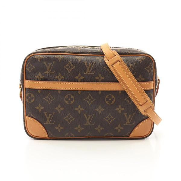 LOUIS VUITTON Trocadero 27 Shoulder Bag M51274 Monogram canvas leathe Used Women