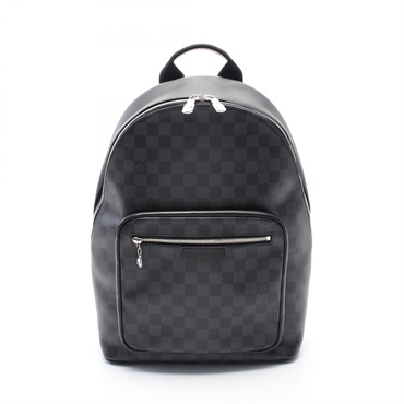 LOUIS VUITTON Josh NV Rucksack Backpack bag N40365 Damier graphite leather Black