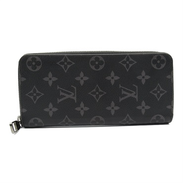 LOUIS VUITTON Zippy Wallet Vertical Around long purse M62295 Monogram eclipse LV