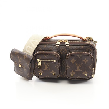 LOUIS VUITTON Utility crossbody Shoulder Bag M80446 Monogram leather Brown Used