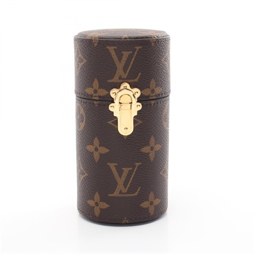 LOUIS VUITTON Travel case 100ML LS0153 Monogram canvas Brown Used unisex LV
