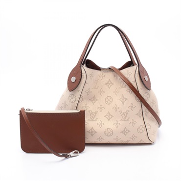 LOUIS VUITTON Hina PM Hand shoulder crossbody bag M51950 Monogram Mahina creme