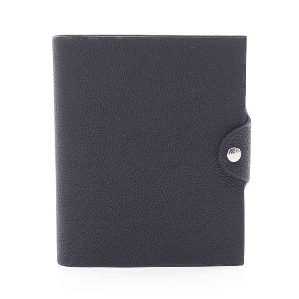 HERMES Ulysse PM Photo Album Notebook cover Togo leather Caban Used SHW